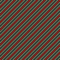 Seamless, Vector Image of Multi-Colored Squares Forming Diagonal Lines in Dark Red-Green Tones. Can Be Used in Design and Textiles
