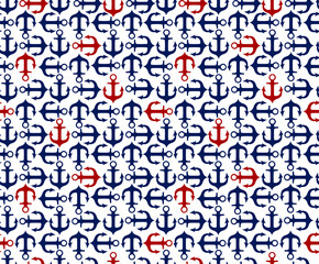 nautica red and navy anchor vector marine graphic white background seamless pattern sea boy toddler pattern