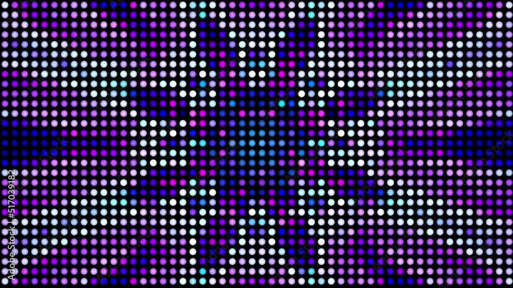 Poster dotted pattern art vj loop