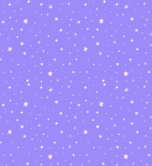 stars vector art seamless patterns, starry night wallpaper, purple background lilac universe