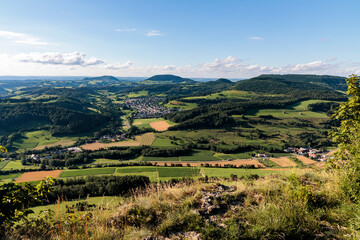 Blick vom Messelberg in die Ferne