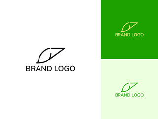 ILLUSTRATION LEAF NATURE. ECO ELEMENT LOGO DESIGN VECTOR FOR YOUR BRAND, BUSINESS