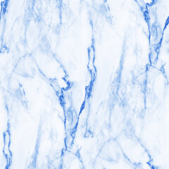 Blue background like marble texture with subtle veins. Seamless pattern. 