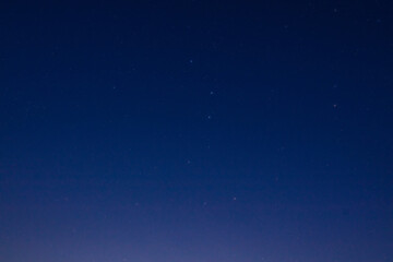 Fototapeta na wymiar Milky Way stars and constellations on evening sky.