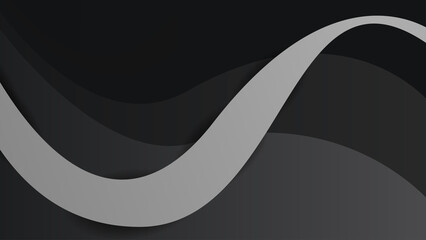 Abstract black background with modern trendy gradient texture color for presentation design, flyer, social media cover, web banner, tech banner