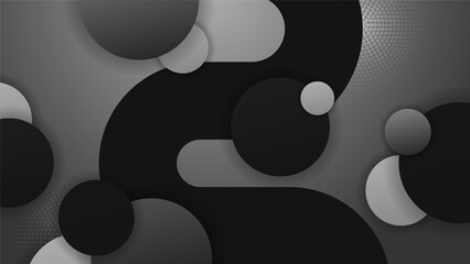 Abstract black background with modern trendy gradient texture color for presentation design, flyer, social media cover, web banner, tech banner