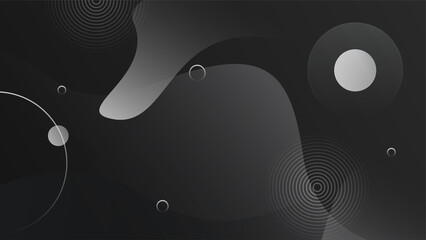 Abstract black background with modern trendy gradient texture color for presentation design, flyer, social media cover, web banner, tech banner