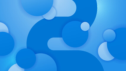 Abstract blue background with modern trendy gradient texture color for presentation design, flyer, social media cover, web banner, tech banner