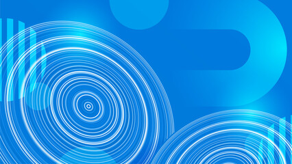 Abstract blue background with modern trendy gradient texture color for presentation design, flyer, social media cover, web banner, tech banner