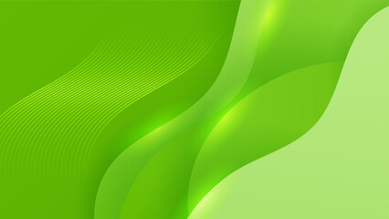 Abstract green background with modern trendy gradient texture color for presentation design, flyer, social media cover, web banner, tech banner