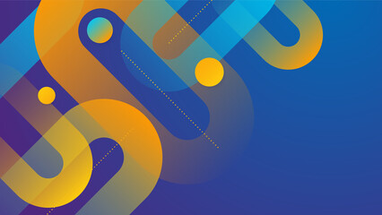 Abstract blue and yellow orange background with modern trendy gradient texture color for presentation design, flyer, social media cover, web banner, tech banner