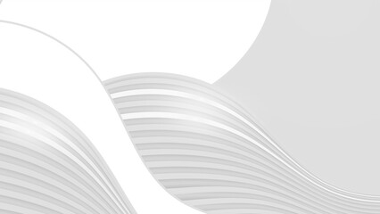 Fototapeta premium Abstract background with modern trendy white grey gradient for presentation design, flyer, social media cover, web banner, tech banner