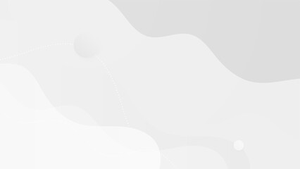 Abstract background with modern trendy white grey gradient for presentation design, flyer, social media cover, web banner, tech banner