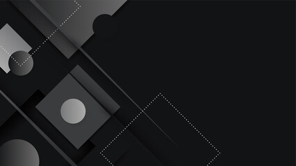 Obraz premium Abstract black background with modern trendy gradient texture color for presentation design, flyer, social media cover, web banner, tech banner
