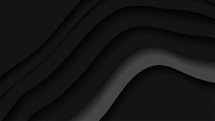 Abstract black background with modern trendy gradient texture color for presentation design, flyer, social media cover, web banner, tech banner