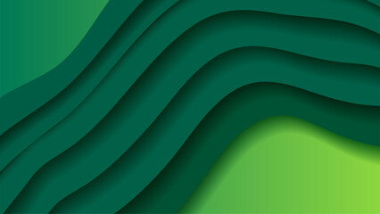 Abstract green background with modern trendy gradient texture color for presentation design, flyer, social media cover, web banner, tech banner