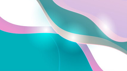 Abstract pink and pastel green tosca background with modern trendy gradient texture color for presentation design, flyer, social media cover, web banner, tech banner