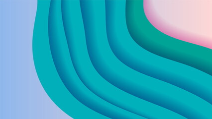 Fototapeta premium Abstract pink and pastel green tosca background with modern trendy gradient texture color for presentation design, flyer, social media cover, web banner, tech banner