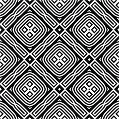 
Abstract background with black and white pattern. Unique geometric vector swatch. Perfect for site backdrop, wrapping paper, wallpaper, textile and surface design. 