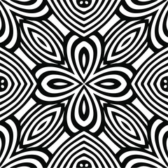 
Abstract background with black and white pattern. Unique geometric vector swatch. Perfect for site backdrop, wrapping paper, wallpaper, textile and surface design. 
