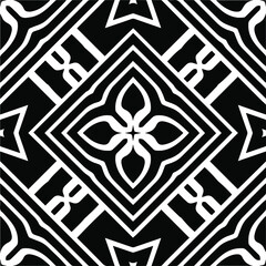 
Abstract background with black and white pattern. Unique geometric vector swatch. Perfect for site backdrop, wrapping paper, wallpaper, textile and surface design. 