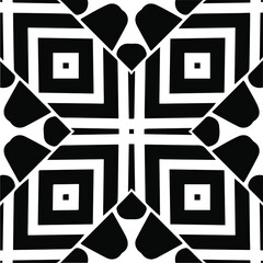 
Abstract background with black and white pattern. Unique geometric vector swatch. Perfect for site backdrop, wrapping paper, wallpaper, textile and surface design. 