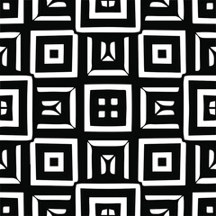 

Abstract background with black and white pattern. Unique geometric vector swatch. Perfect for site backdrop, wrapping paper, wallpaper, textile and surface design. 