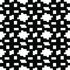 
Abstract background with black and white pattern. Unique geometric vector swatch. Perfect for site backdrop, wrapping paper, wallpaper, textile and surface design. 