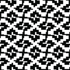 
Abstract background with black and white pattern. Unique geometric vector swatch. Perfect for site backdrop, wrapping paper, wallpaper, textile and surface design. 