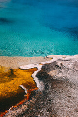 Hot spring in Yellow stone National Park in USA, nps, 미국국립공원