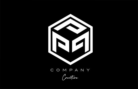 P cube alphabet letter logo icon design with polygon design. Three letter creative template for business and company