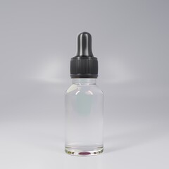 Liquid bottles for electronic cigarettes. Container for vape liquid. Jars, 3d rendering.