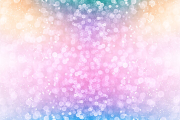 Rainbow pink glitter birthday unicorn pony mermaid party background retro dance music invite pattern - 517054516