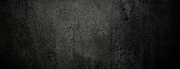 Black stone concrete texture background. Dark grey black cement for background. - obrazy, fototapety, plakaty