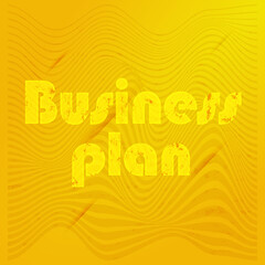 Business Plan Grungy Vector Text.