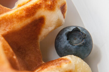 waffles & blueberry