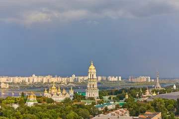 Deurstickers View of Kiev Pechersk Lavra, the orthodox monastery included in the UNESCO world heritage list. Ukraine © Ryzhkov Oleksandr