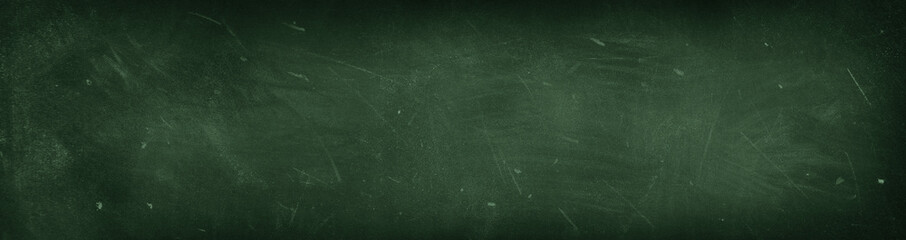 Chalk rubbed out on green chalkboard background