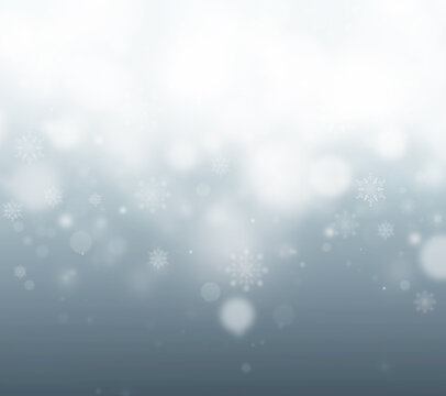Abstract Christmas Background on Grey Background
