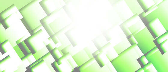 Abstract background light green with basic geometry element vecto