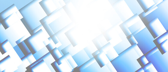 Abstract background light blue with basic geometry element vecto