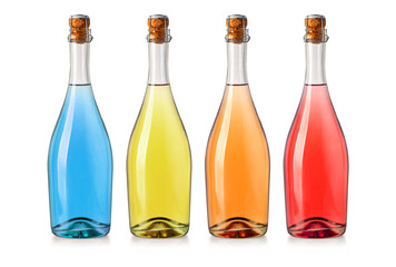 Sparkling  wine bottles, champagne bottle