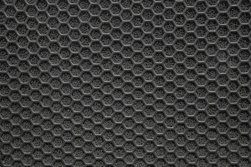 Black mesh metal structure as a background
