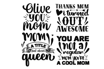 Mother’s Day Svg Design Bundle