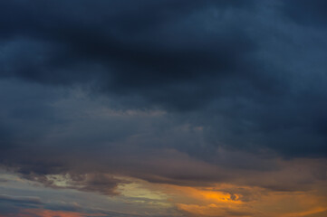 Fototapeta premium Scenic view of clouds on sky during sunset 