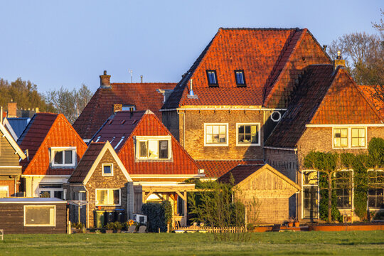 Historic village Friesland Netherlands