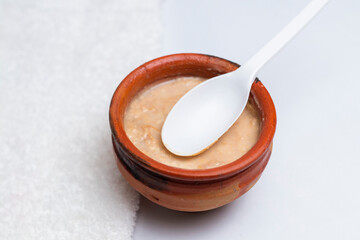 Mishti doi or Mitha Dahi is a fermented sweet dahi originating from the Bogra District in Bangladesh and is a very popular dessert throughout the country