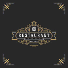 Vintage Flourishes Frame Banner Label Collection. Vector illustration