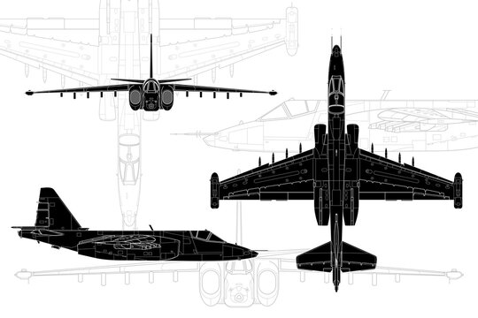 Avi&oacute;n de ataque Su-25