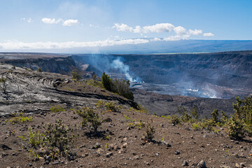 kilauea volcano and pit crater at hawaii volcanoes national park © Ferrer Photography